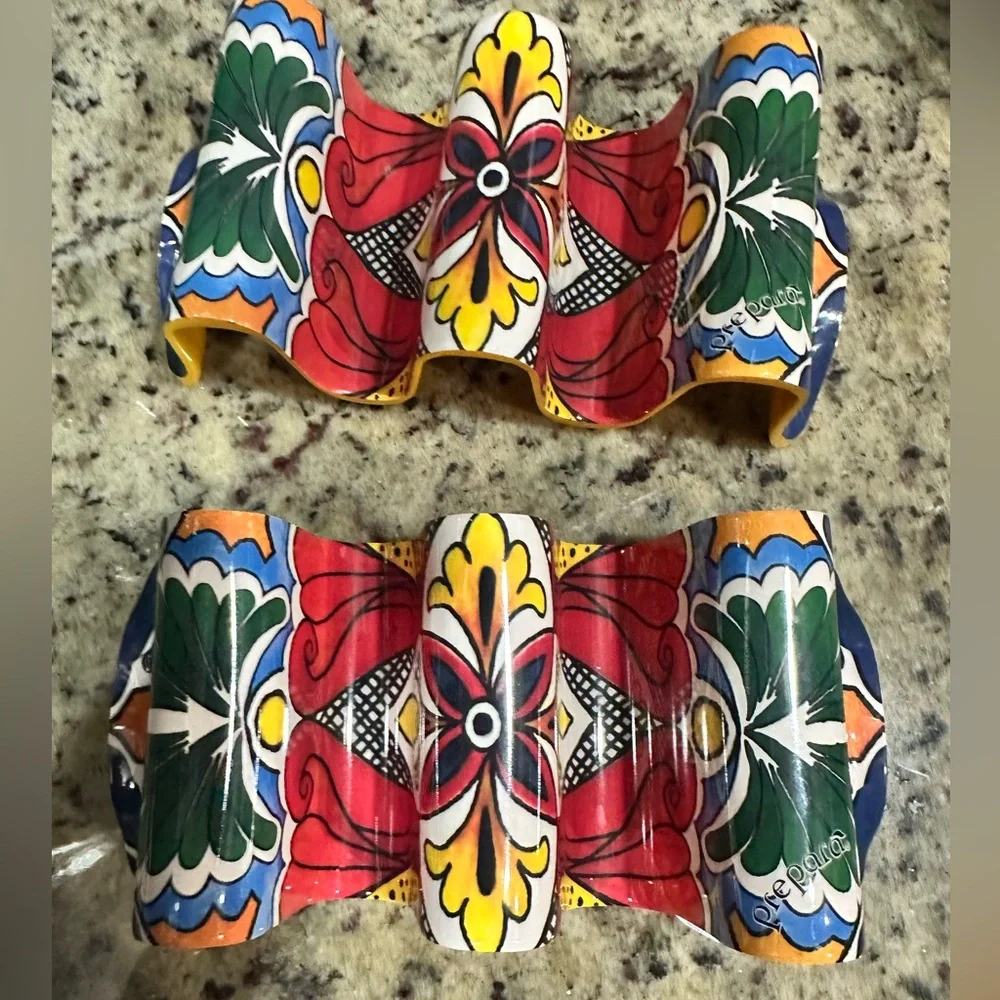 Taco Holders bundle x 2 colorful mexican